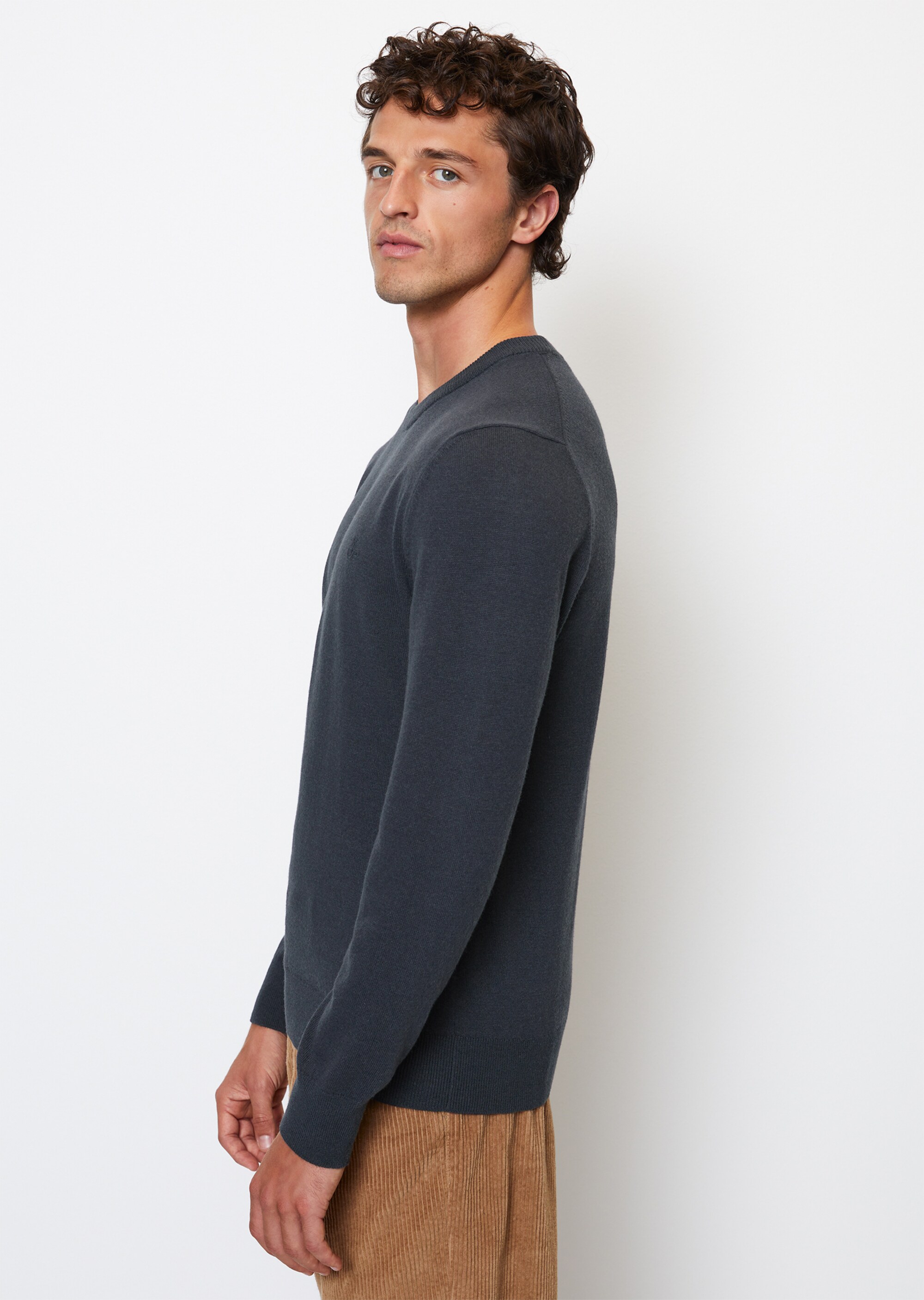 Pullover regular aus softem Bauwolle-Schurwolle-Mix