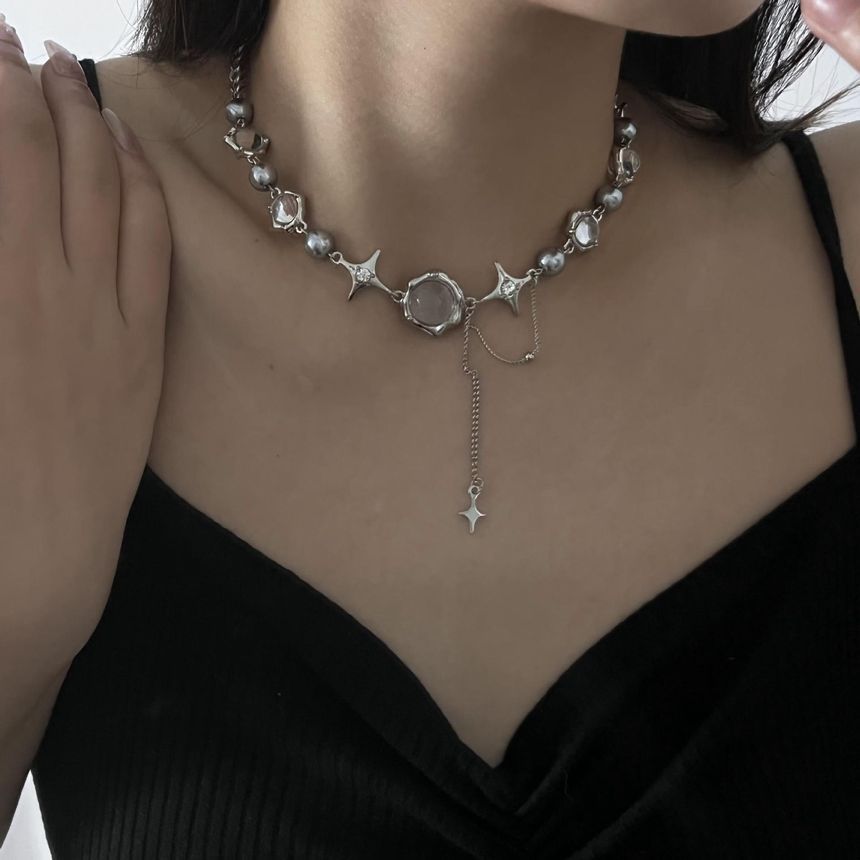 Sharkkira - Strass Ster Ketting