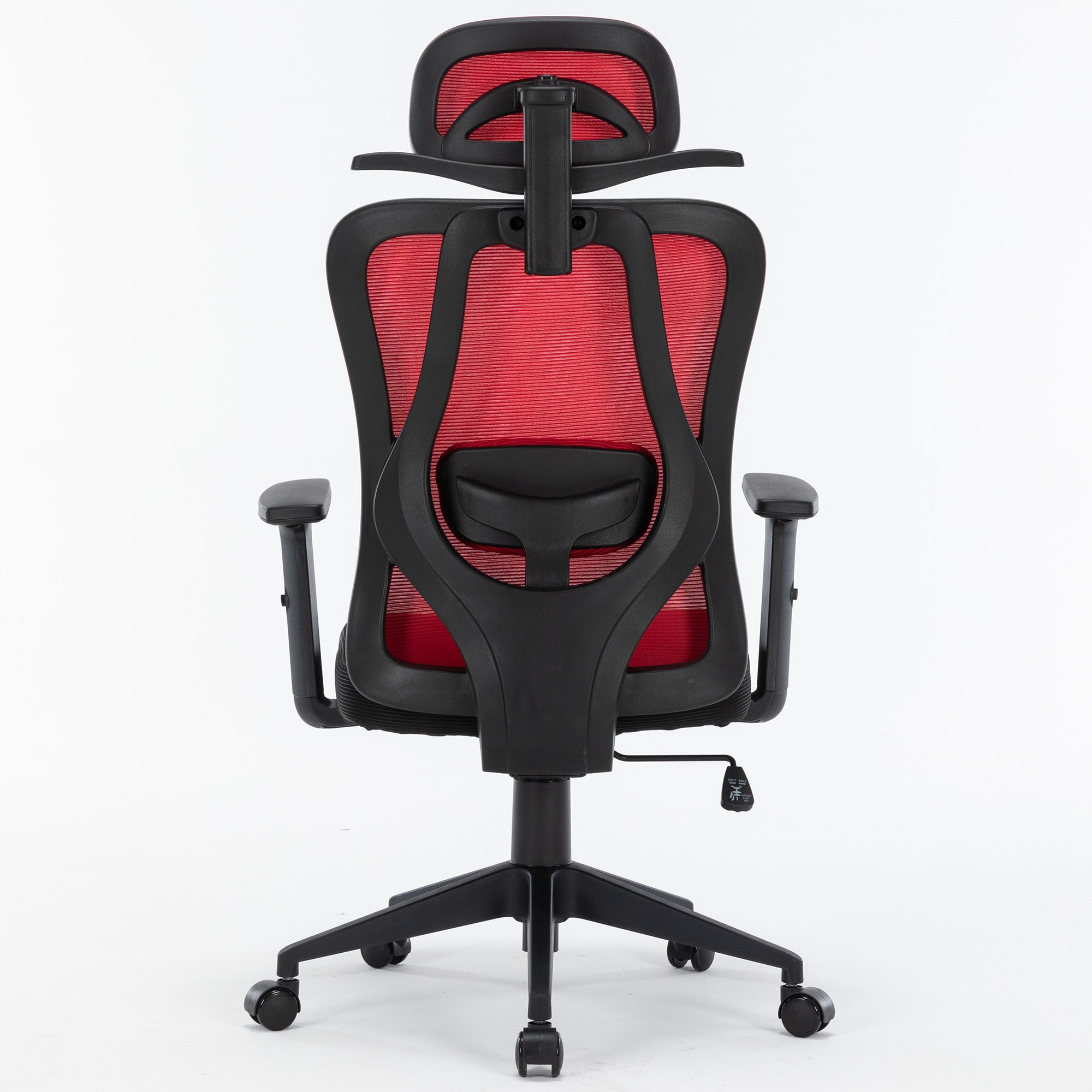 Bürostuhl mit platzsparendem Kleiderbügel - ergonomischer Schreibtischstuhl mit Nacken- und Lordosenstütze - komfortabler Gamingstuhl mit Netzrückenlehne und Wippfunktion