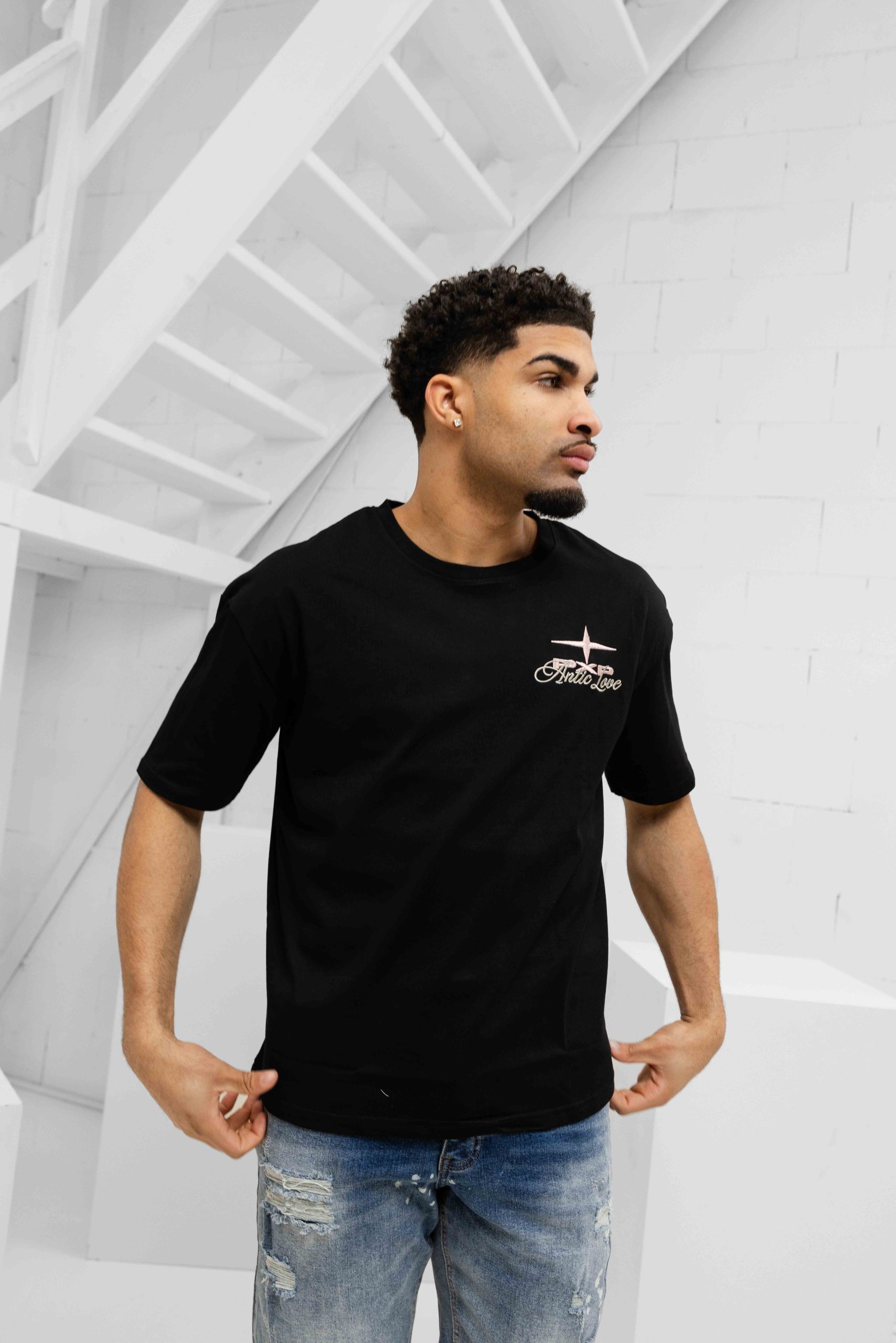 Project X Paris Antic Love T-Shirt Heren Zwart