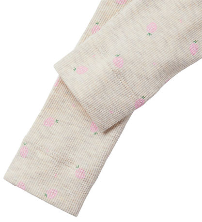 Name It Leggings - Rib - NmfDabua - Peyote Melange m. Jordb?r