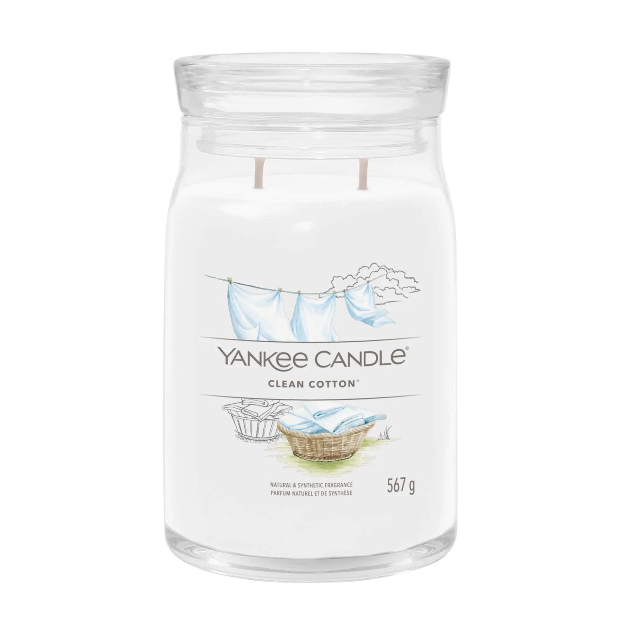 Yankee Candle - Coton Frais Bougie Parfumée- Bougie