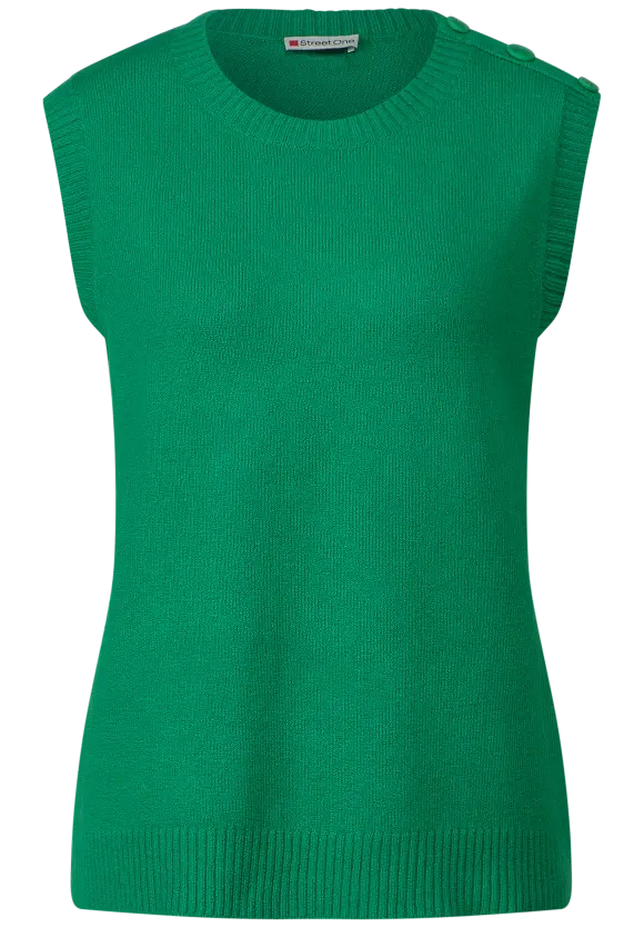 Feinstrick Pullunder - fresh spring green