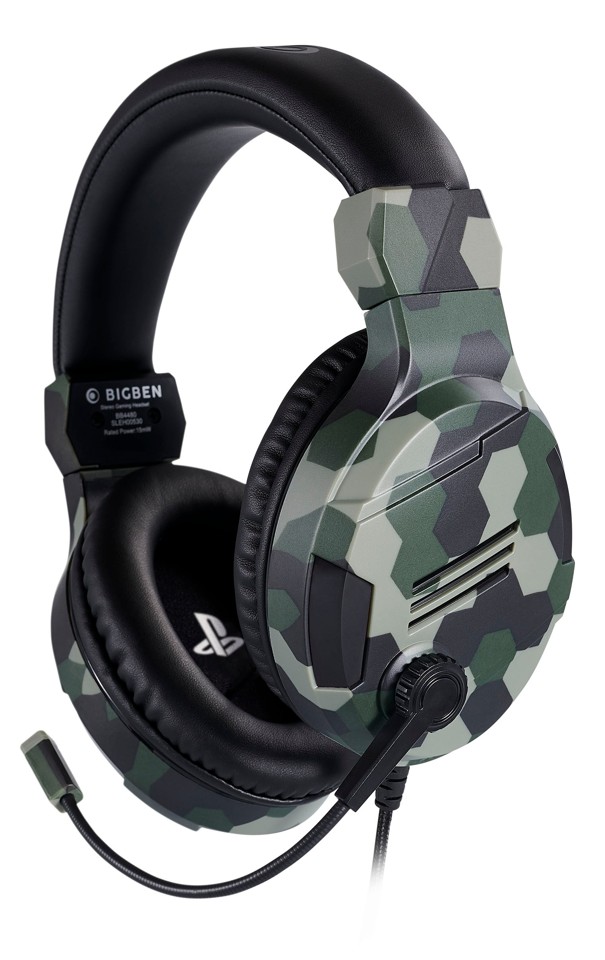 NaconPS4 Gaming Headset V3 - Green - Headset - Sony