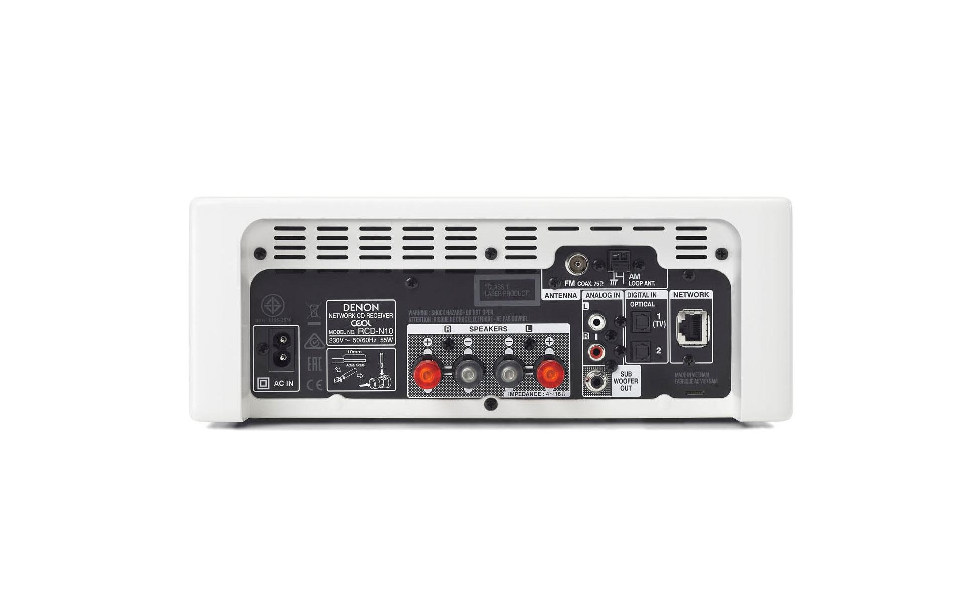 Denon Stereoanlage »CEOL N10 Schwarz« (Bluetooth | CD | WLAN AM-Tuner | FM-Tuner | Internetradio )