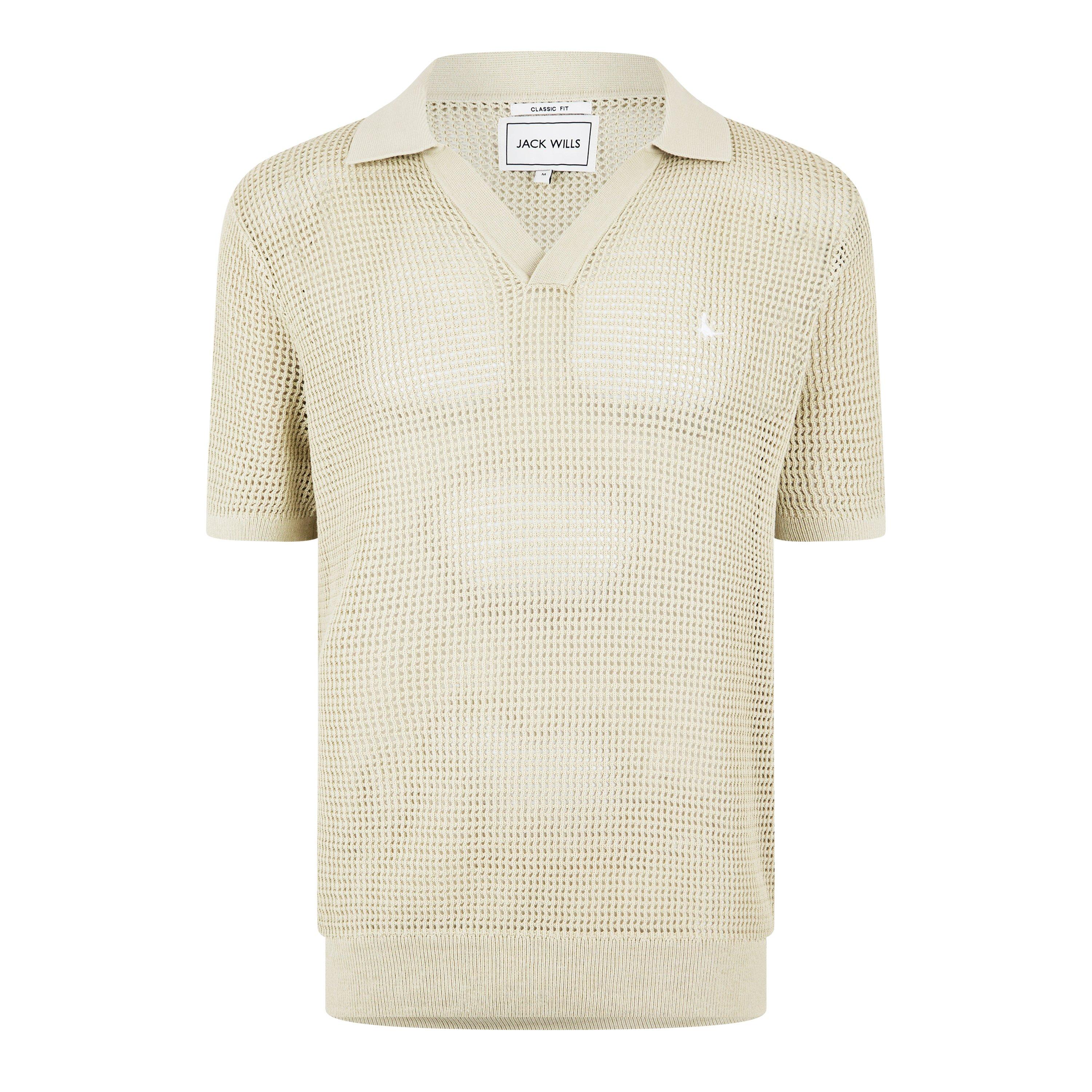 Jack Wills Open Knit Polo