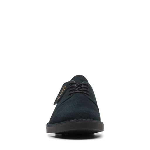 Clarks Desert Lon Evo Sko, Black Suede, 42