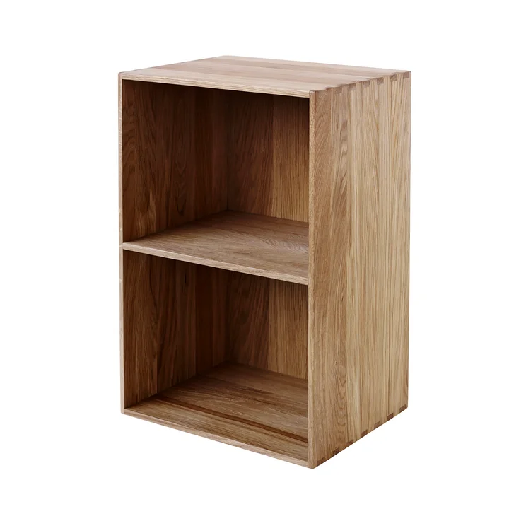 FDB Møbler - B98 Bücherregal, 36 x 54 x 28 cm, Eiche klar lackiert