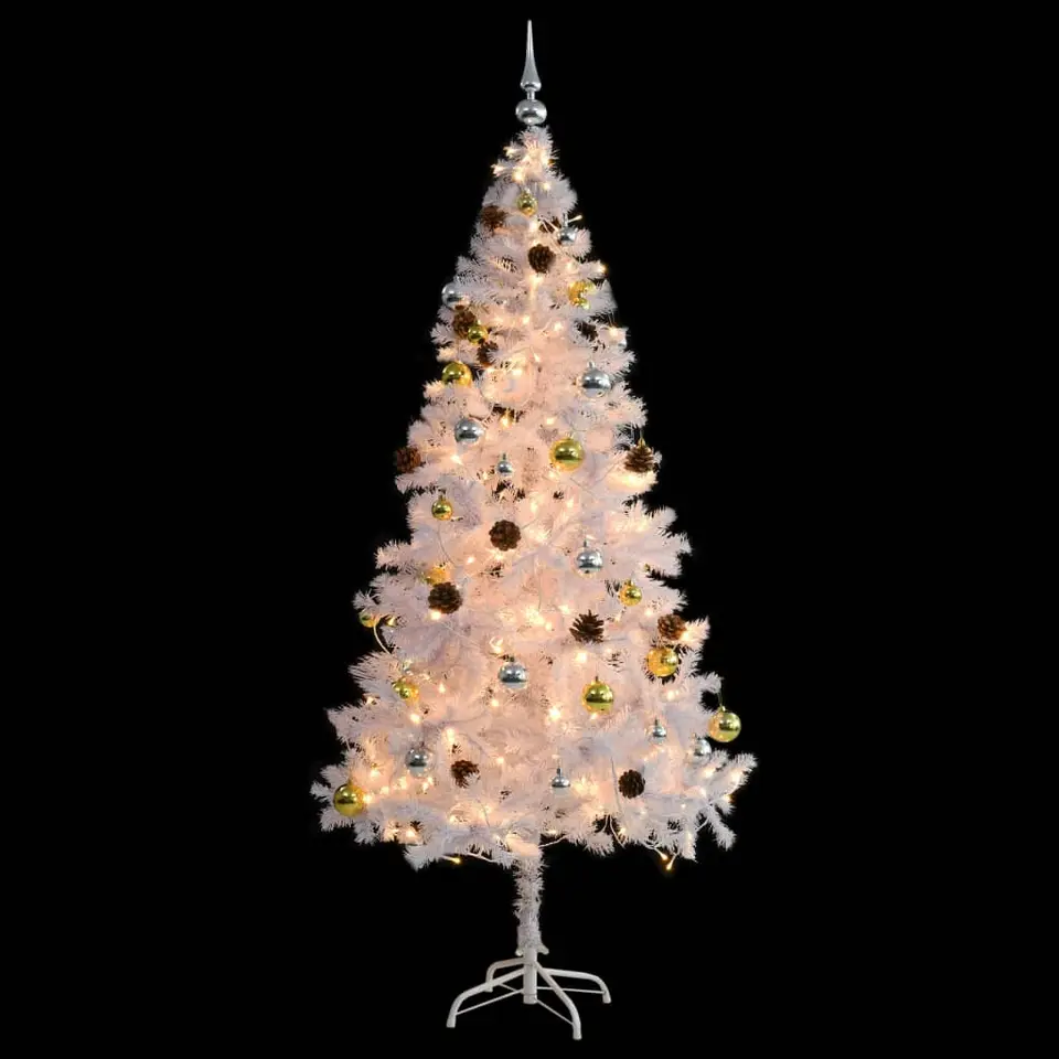 vidaXL - Kerstboom - Wit - 180 x 90 cm