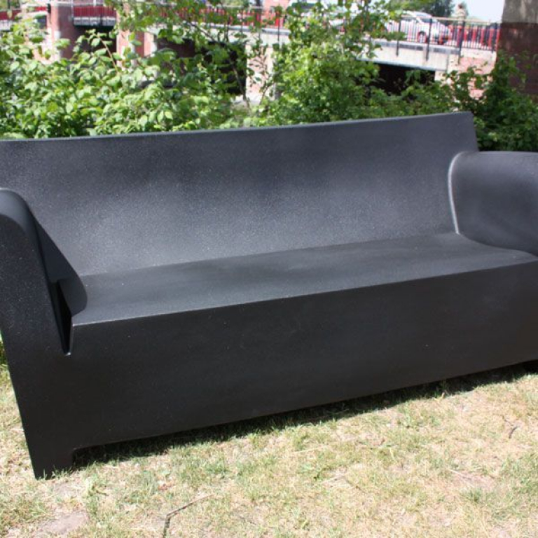 Kartell Bubble Club tuinbank zinkwit