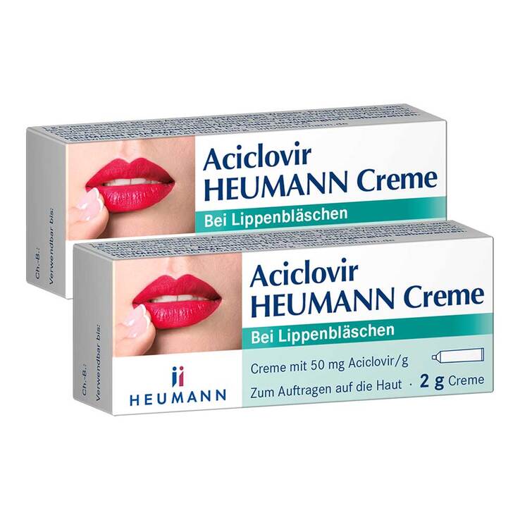 Aciclovir Heumann Creme, 2x2 g