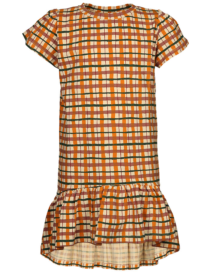 Jersey-Kleid FENELLA in orange/gelb