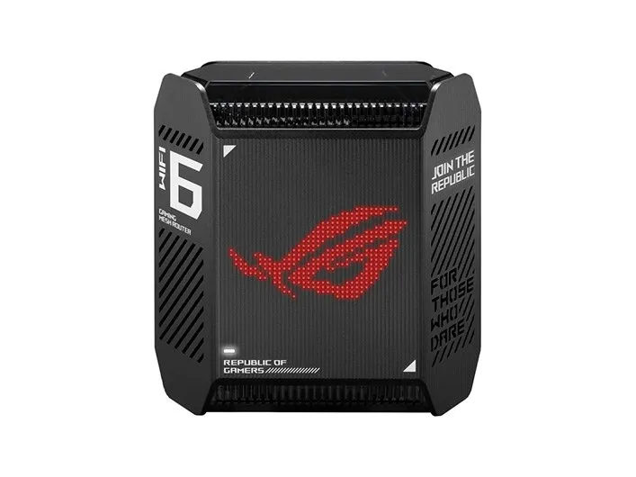 ASUS ROG Rapture GT6 - Wi-Fi-system - (router) - op til 270 kvm - mesh 1GbE, 2.5GbE - Wi-Fi 6 - Dual Band