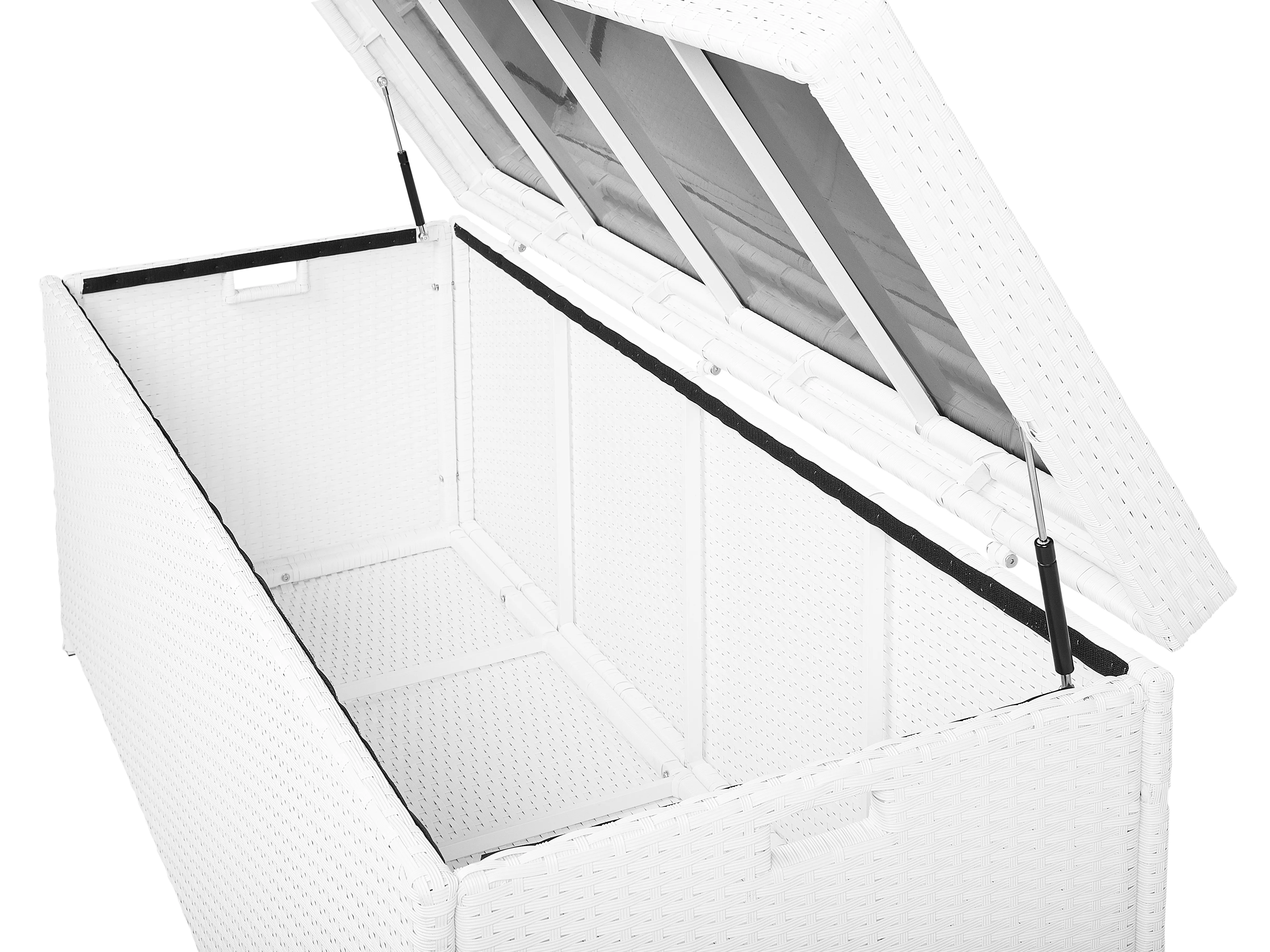 Kussenbox MODENA 158 cm 63 cm Wit