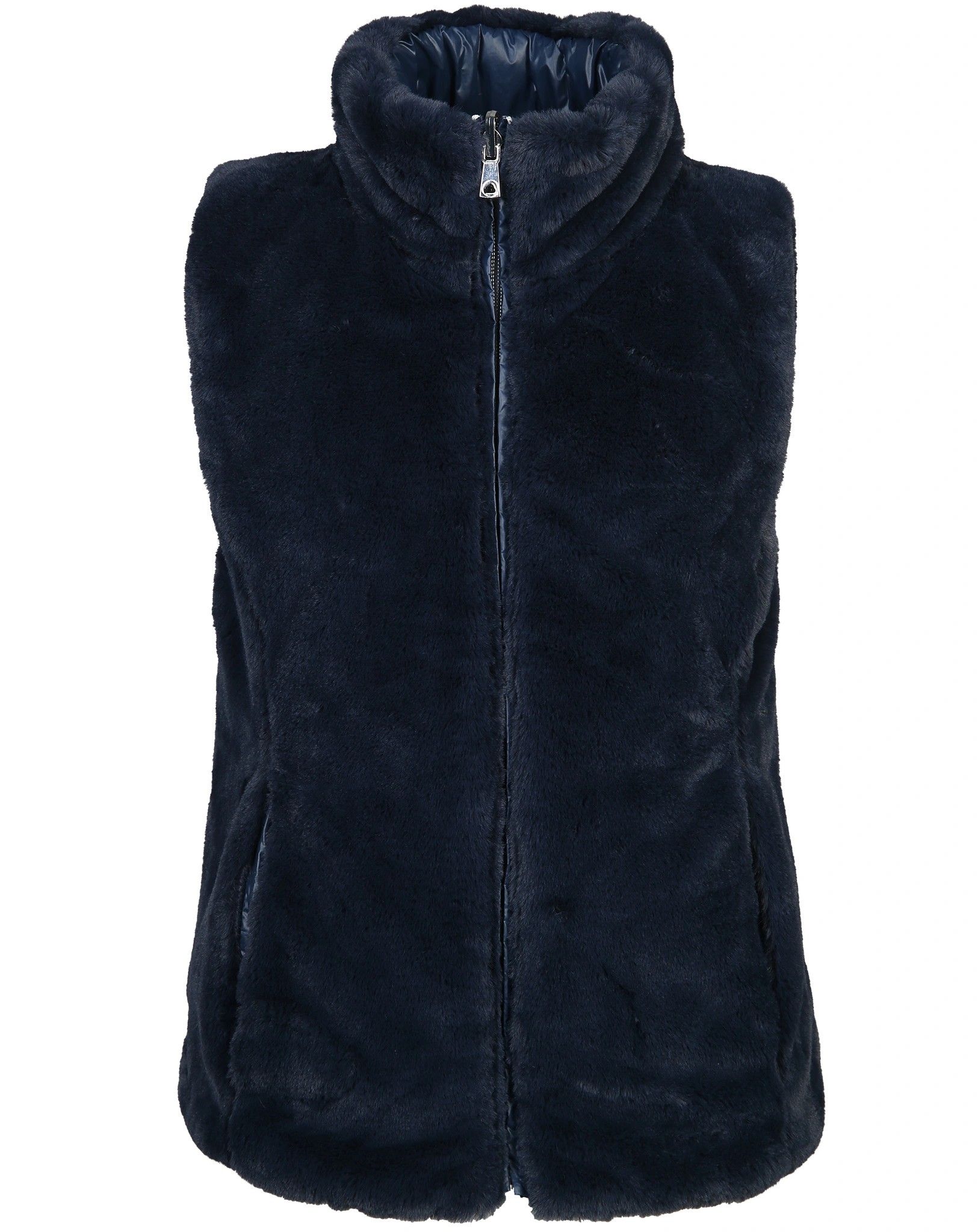 Steppweste PLUSH zum Wenden in dark navy