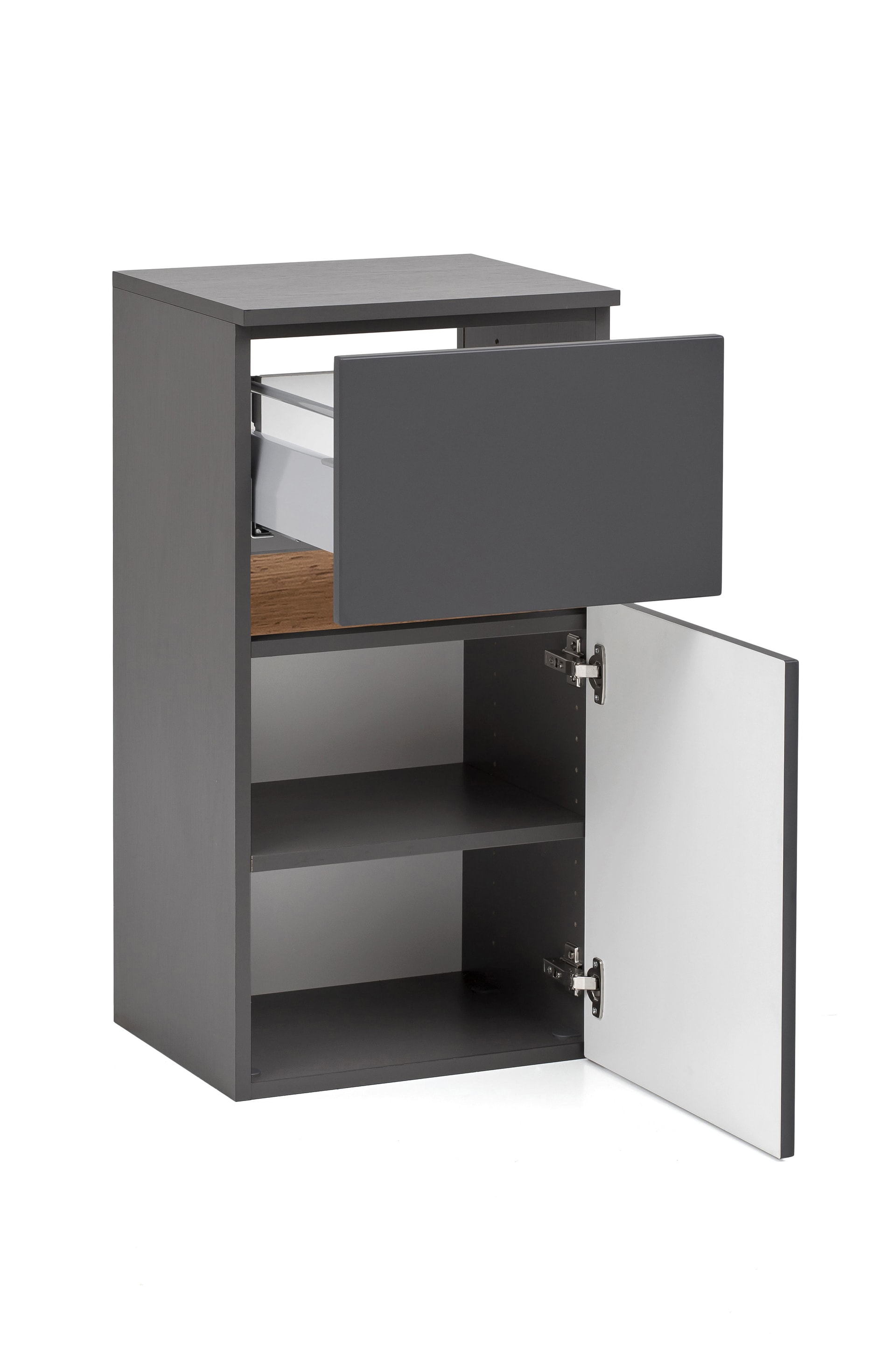 Unterschrank Brügge Graphit B/H/T 40x79x35cm