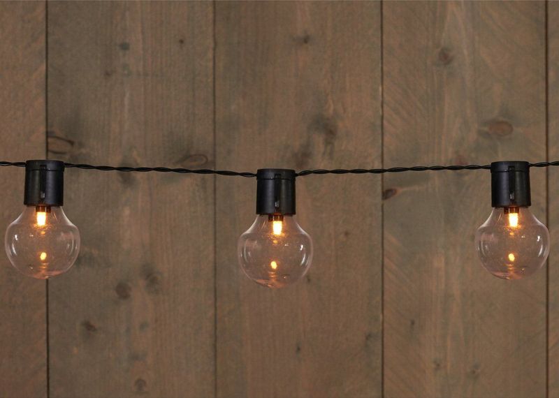 Anna's Collection - Lichtsnoer - Zwart - LED - 10 Meter - IP44