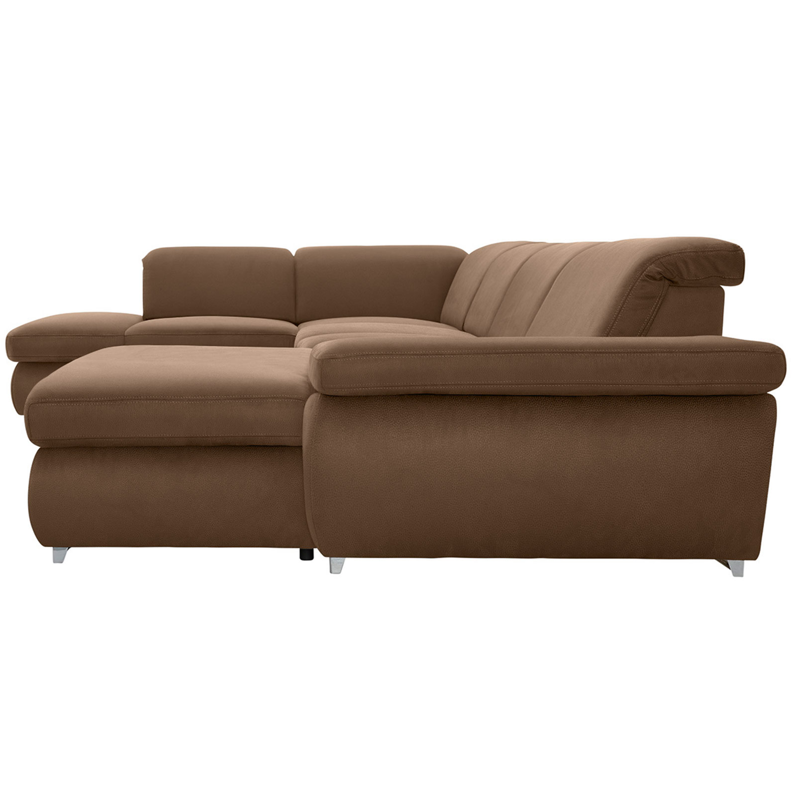 polsterpower Boxspring-Wohnlandschaft - Holiday mandel - Basismodell - Recamiere rechts