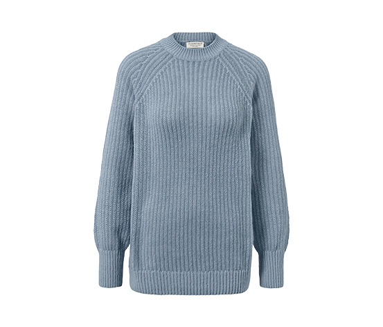 Strickpullover, rauchblau