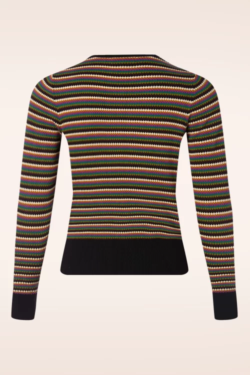 King Louie Cardigan Gilmour in zwart
