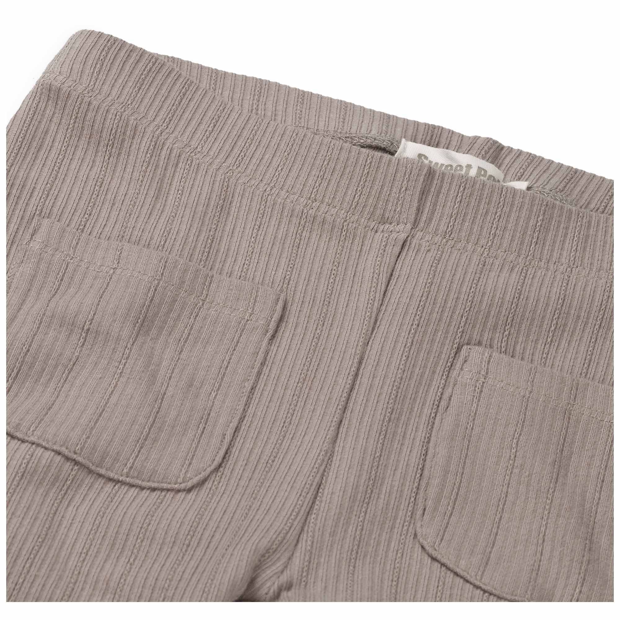 Sweet Petit peuter broek Rosie  strepen taupe