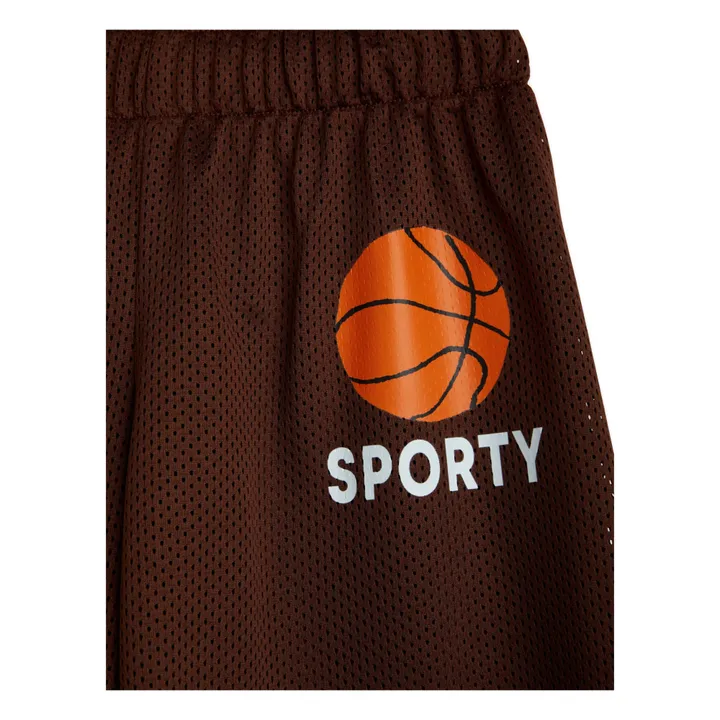 Mini Rodini Short Basket Matière Recyclée | Marron