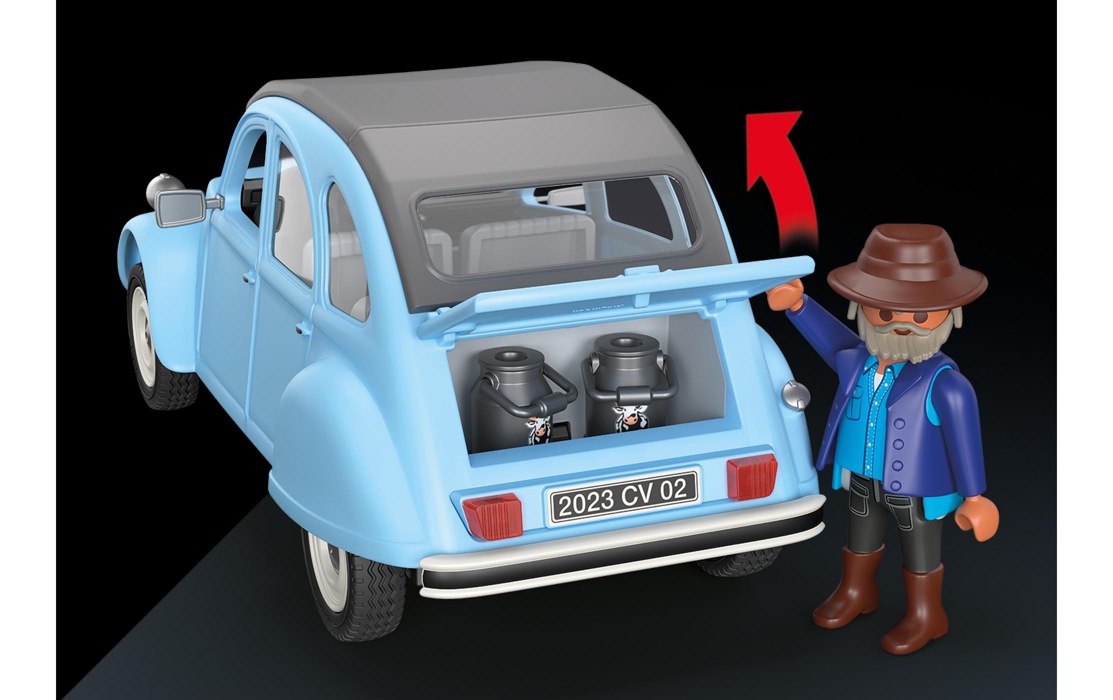 Citroën 2CV 70640Das ikonische Kultauto als Playmobil-Modell mit vielen authentischen Details