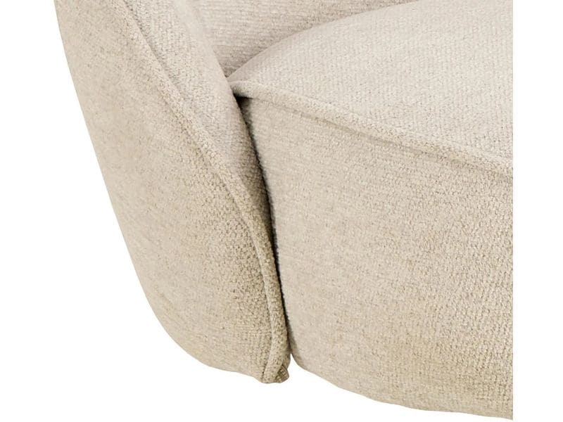 AC Design Stuhl Carlton 2 Stück, Beige Esszimmerstuhl mit ergonomischem Sitz