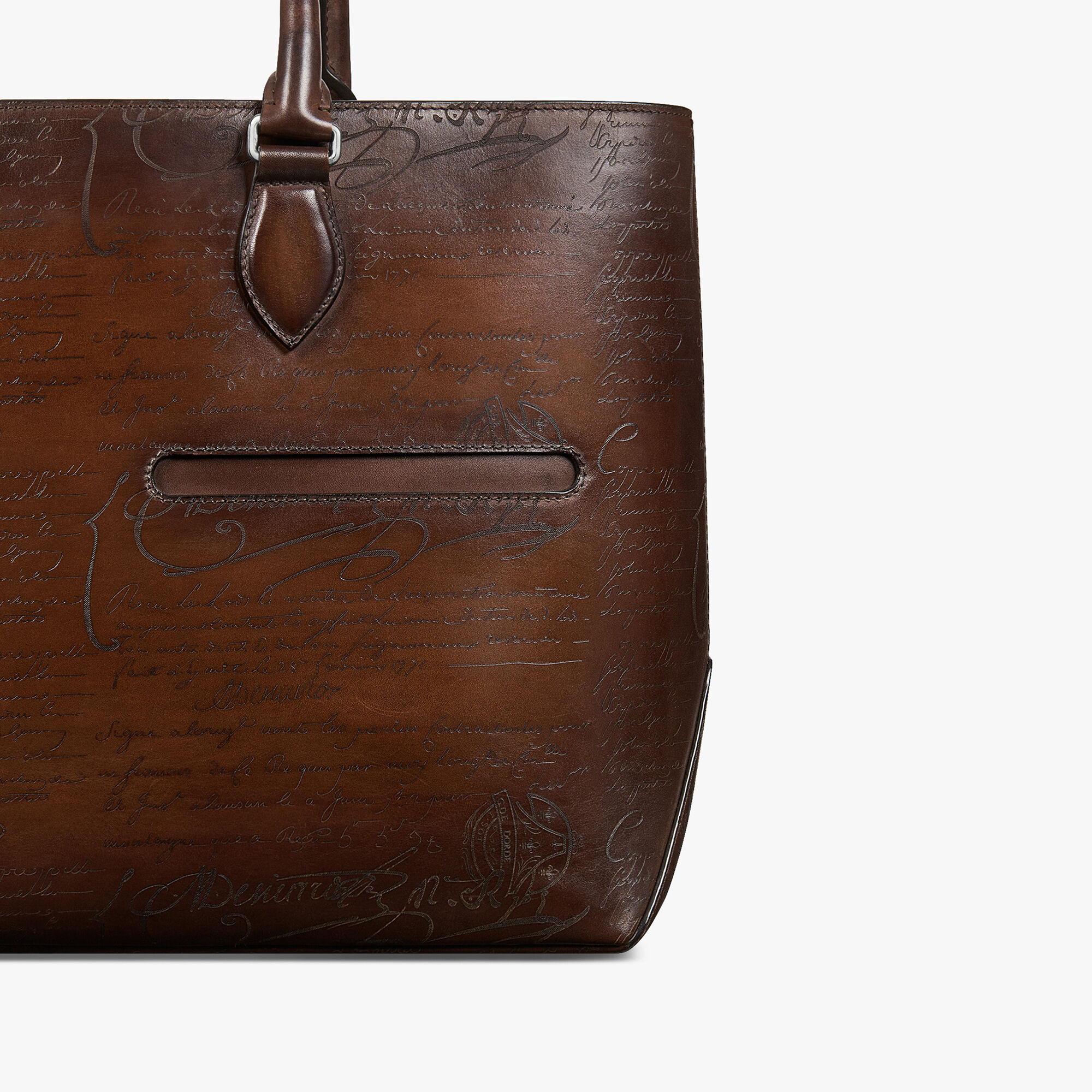 Cabas Toujours En Cuir Scritto
