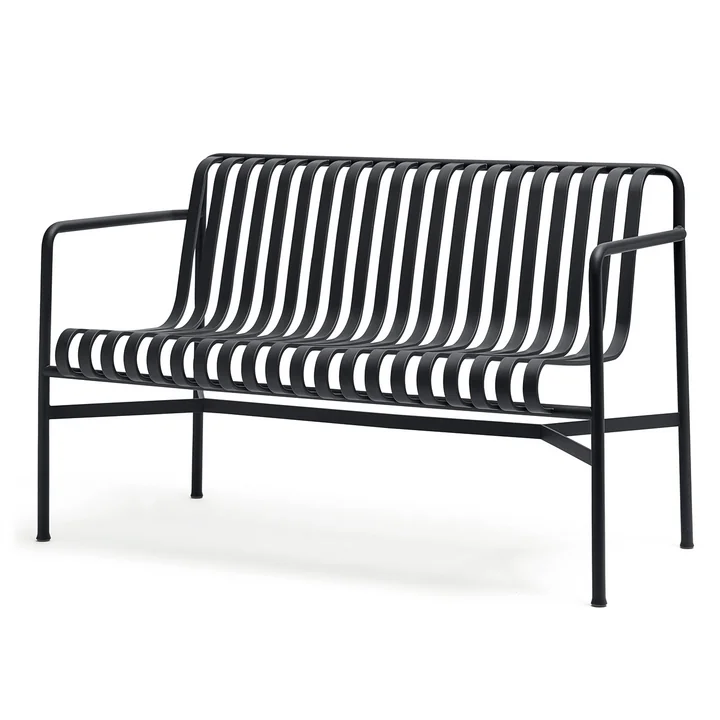 HAY - Palissade Dining Bench, anthrazit