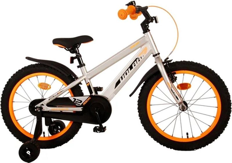 Volare - Rocky - Kinderfiets - Grijs - 18 inch