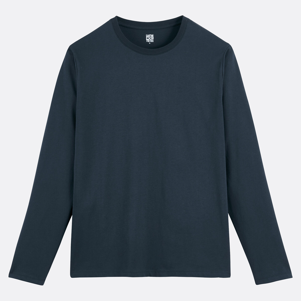 COLEÇÃO LA REDOUTE<br>Camiseta de gola redonda e mangas compridas