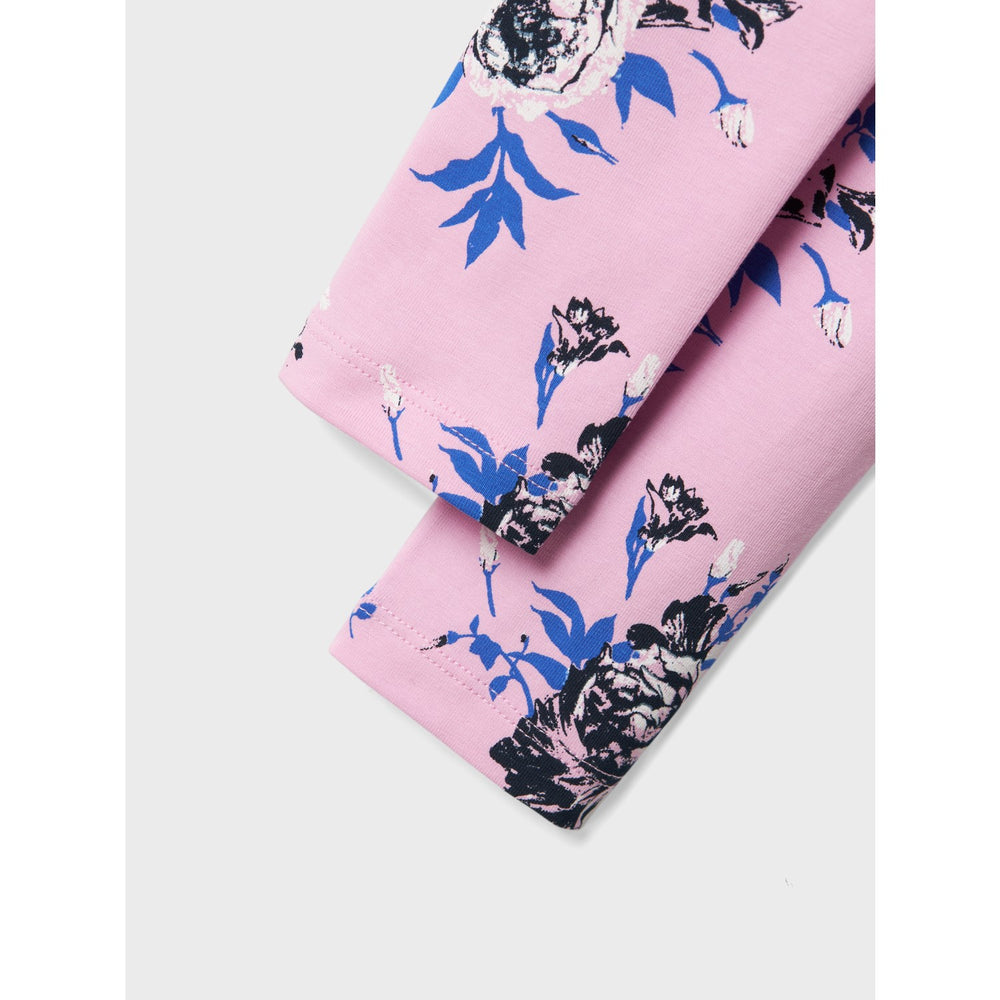 Køb Name It Pastel Lavender Big Flowers Vivian AOP Leggings