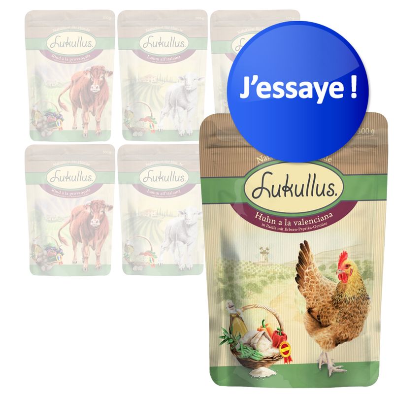 Offre d'essai mixte Lukullus 6 x 300 g