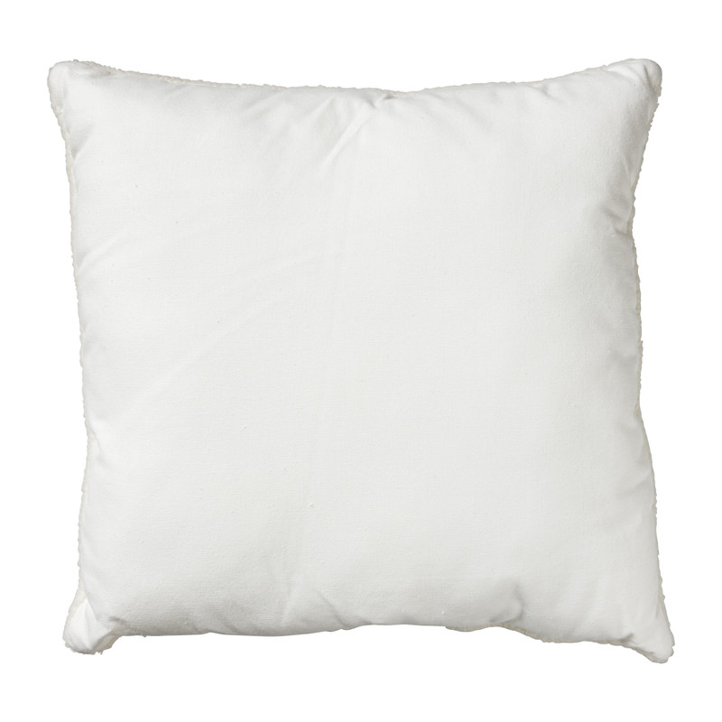 Sierkussen teddy - beige - 45x45 cm
