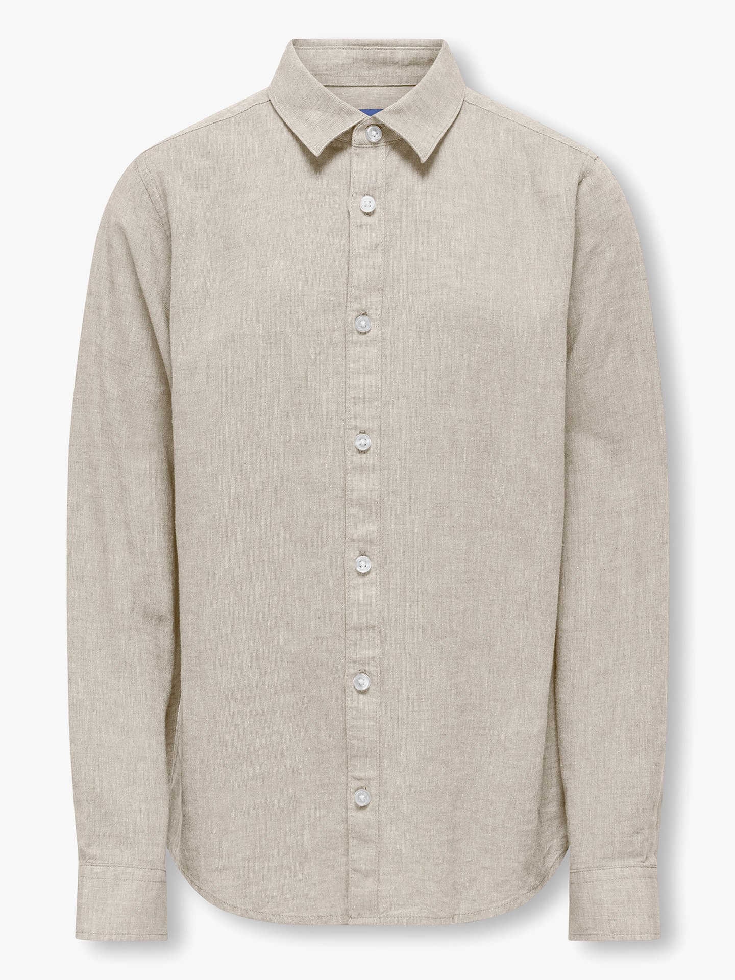 Caiden Life Long Sleeve Solid Linen Shirt