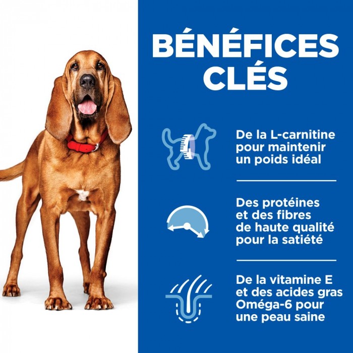 HILL'S Science Plan Light Medium Mature Adult 7+ au Poulet - Croquettes pour chien