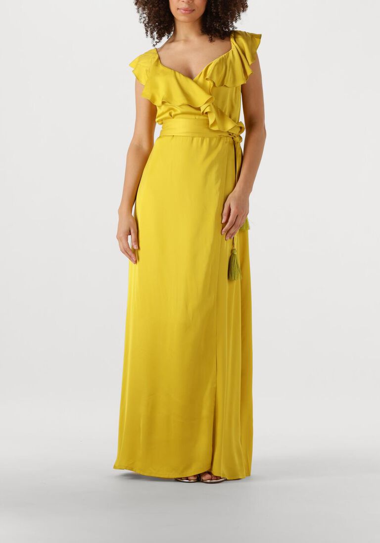 gele nema maxi jurk n162