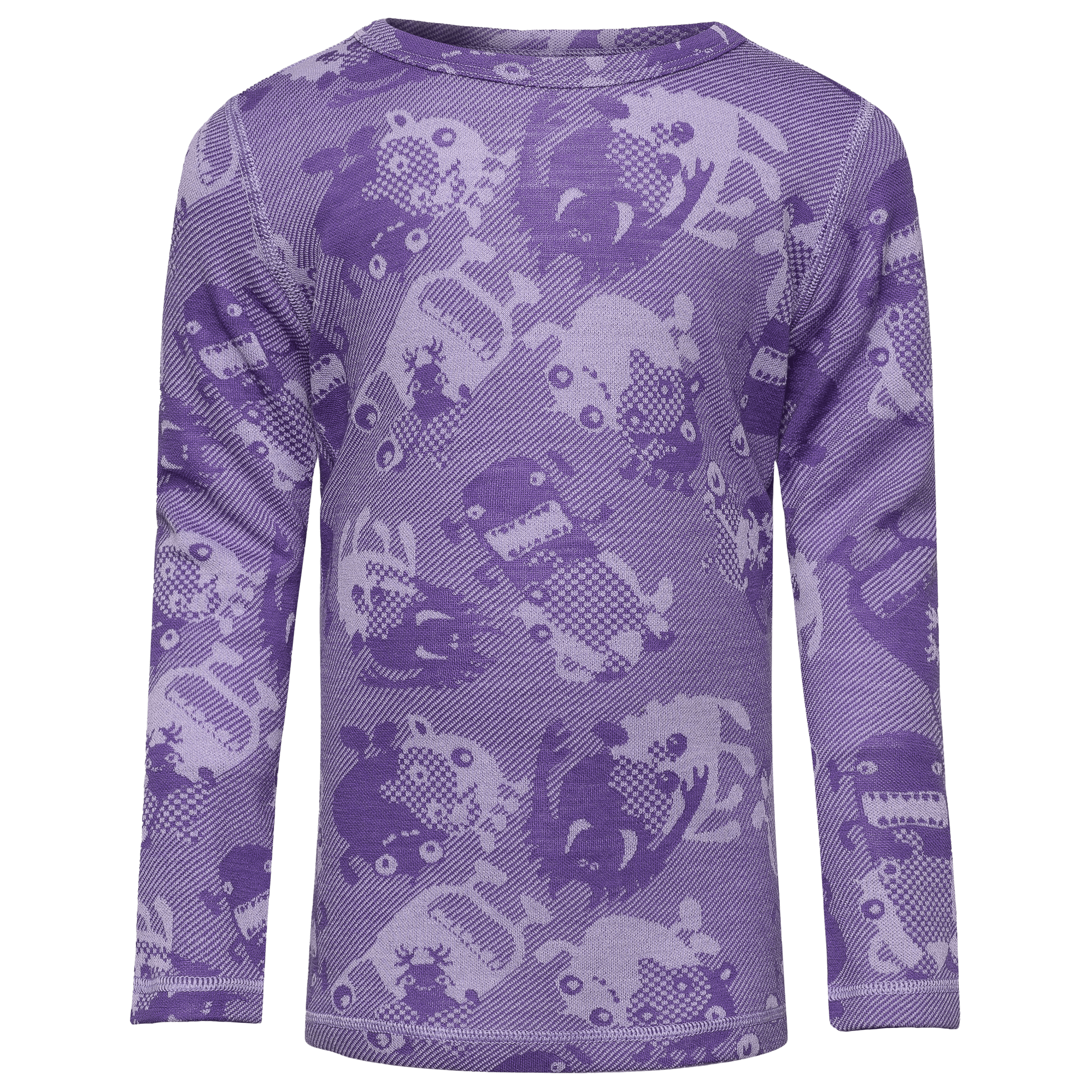 Vossatassar Monstercamo Merino Crew - Ull og ullsett