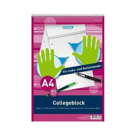 Toppoint Collegeblock A4, 80 Blatt