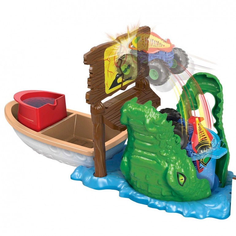 HOT WHEELS - Monster Trucks Swamp Chomp Playset