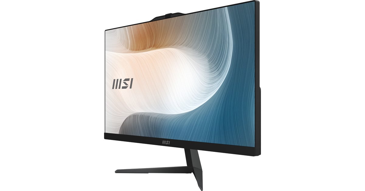 MSIModern AM242 1M-1221EU all-in-one pc  (Zwart | Core 3 100U | Intel Graphics | 8 GB | 256 GB SSD)