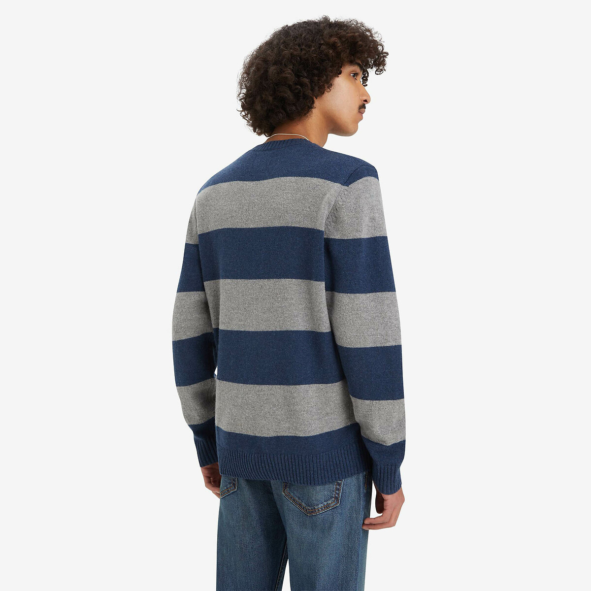 Suéter listrado de lã da Levi's