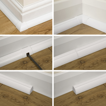 D-line Accessoireskit tbv 22/22 mm D-line Goot Wit