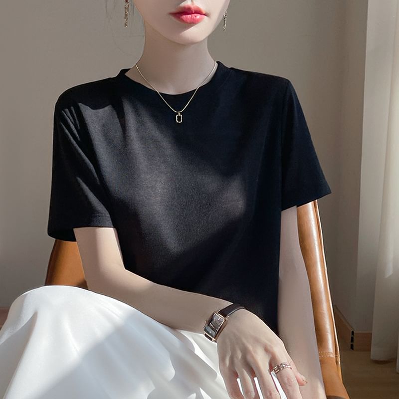 Weelop - T-shirt met korte mouwen en ronde hals