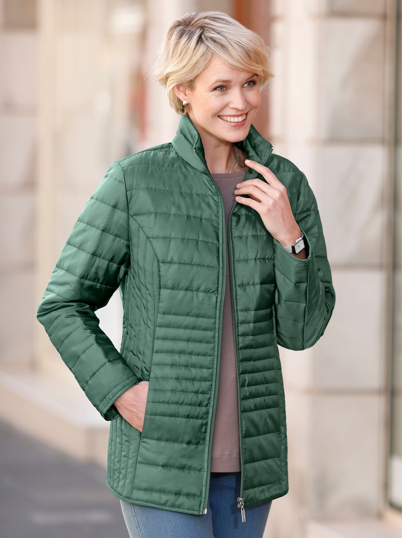 Classic Basics Steppjacke ohne Kapuze