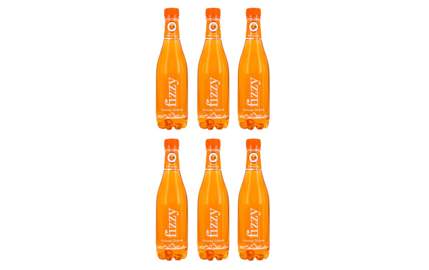 Soft-Drinks Mandarino 6 x 0.46 lKohlensäurehaltiges Erfrischungsgetränk aus dem Tessin