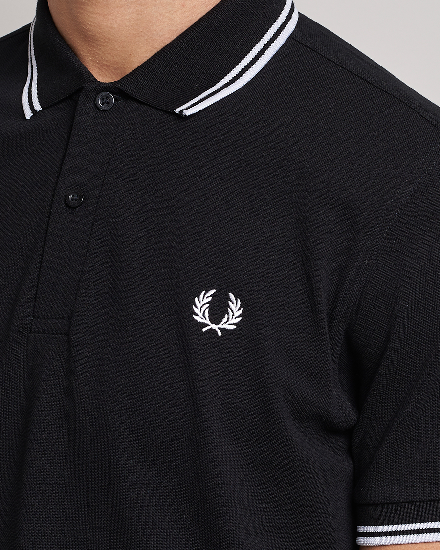 Fred Perry Twin Tipped Polo Shirt Black
