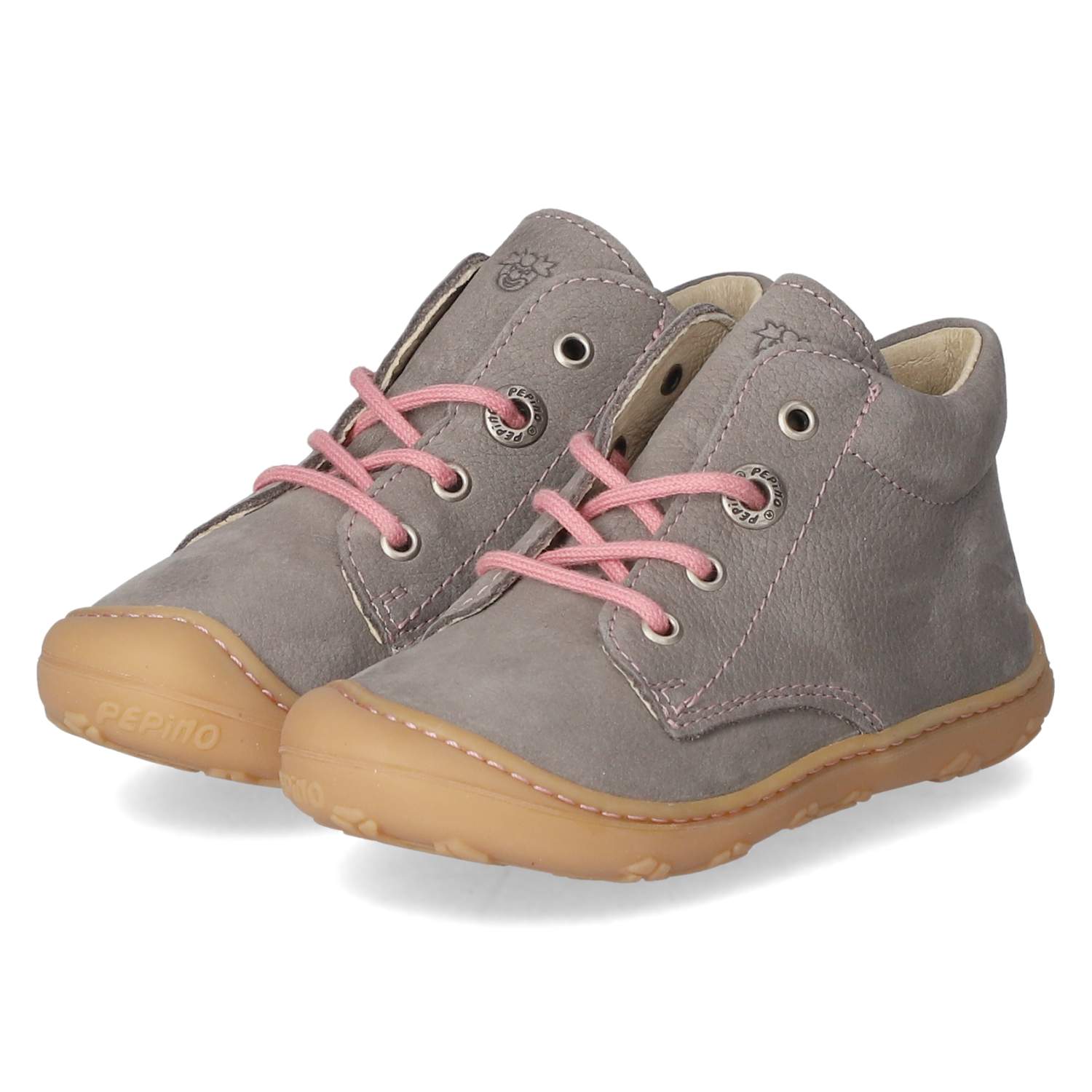 Pepino Lauflernschuhe CORY - grau/rosa
