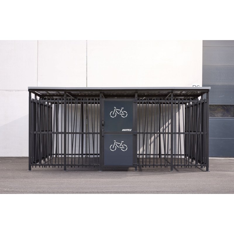 Abri vélo sécurisé Modèle 5x5m Décor Bambou